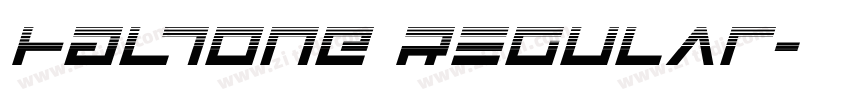 HALTONE Regular字体转换